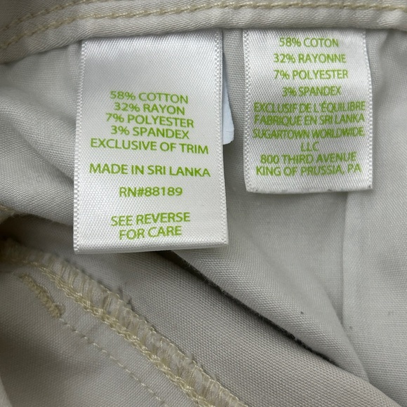 Lilly Pulitzer  Worth Skinny Jeans Pants White Size:14 - Picture 12 of 15